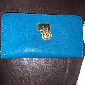 Michael Kors Blue Wallet